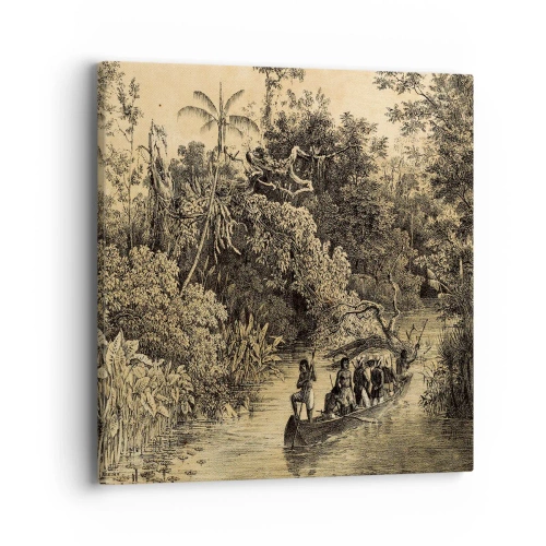 Obraz na plátne - Výlet k zdroju - 40x40 cm