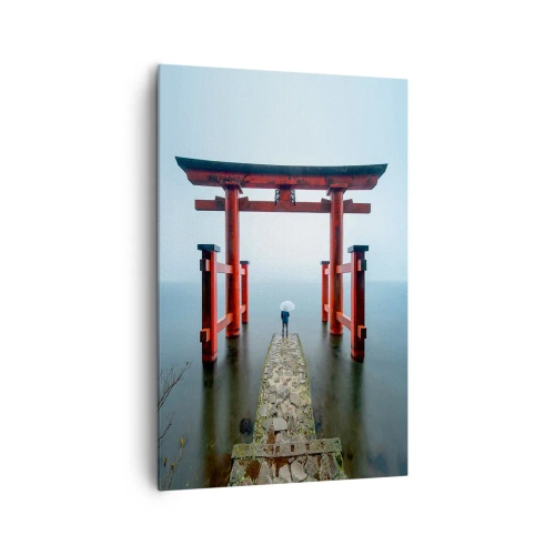 Obraz na plátne - Japonské zamyslenie - 80x120 cm