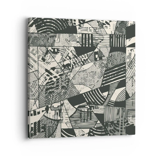 Obraz na plátne - Dynamika súčasnosti - 40x40 cm
