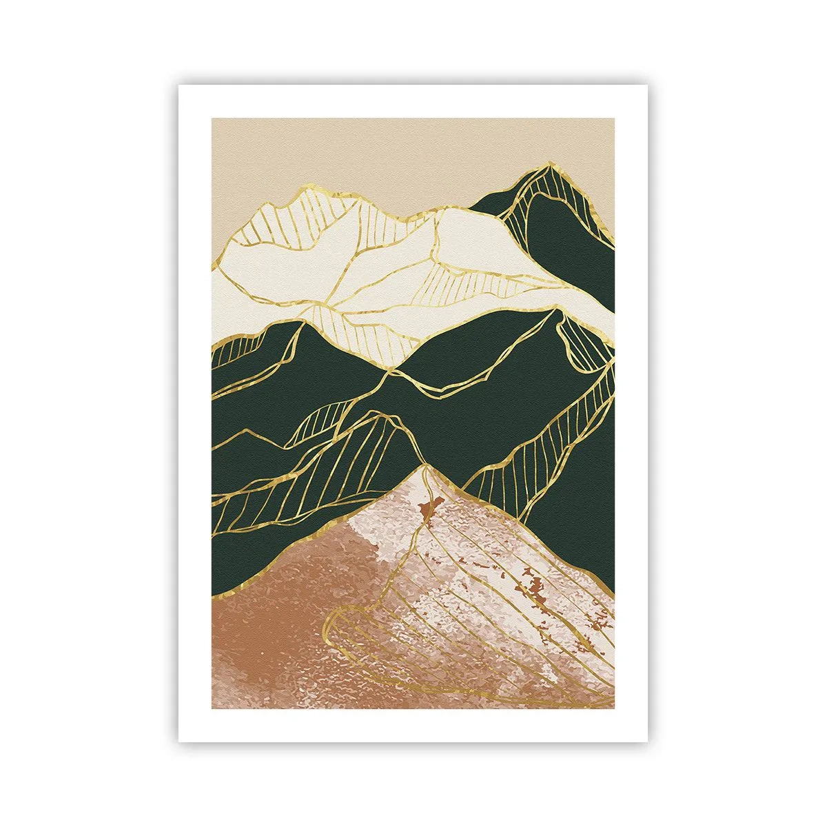 Plagát - Zlaté vrcholy - 50x70 cm
