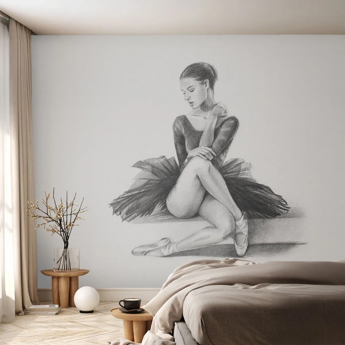 Fototapeta Premium Canvas - Očarená tancom - Balerína, Tancujte, balet - 450x315 cm