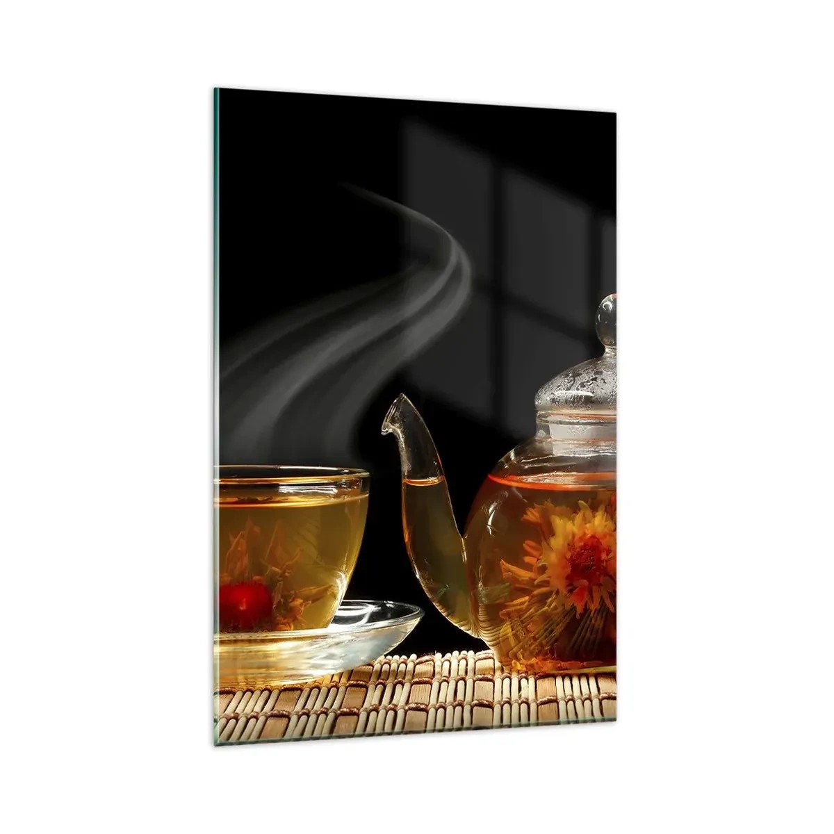 Obraz na skle - Mágia a umenie varenia čaj - 80x120 cm