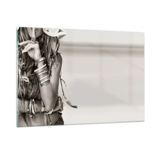 Obraz na skle - Ako dievča - 120x80 cm