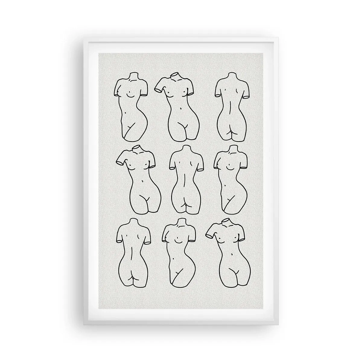 Plagát v bielom ráme - Iba Venuša - 61x91 cm