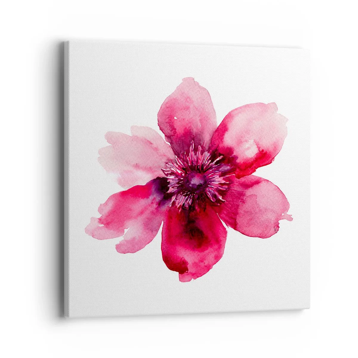 Obraz na plátne - Karmínový voňavý bozk - 40x40 cm