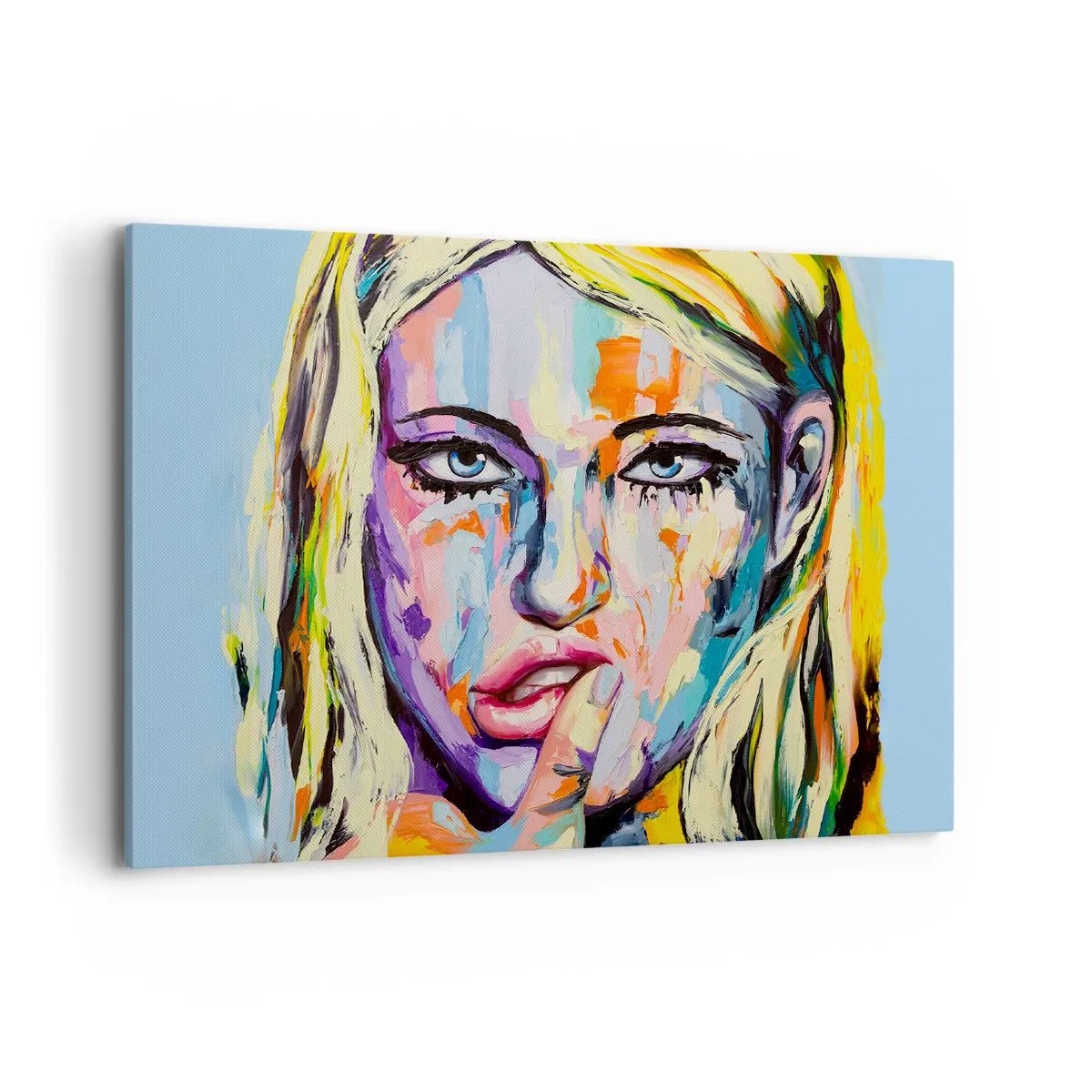 Obraz na plátne - Pozri sa jej priamo do očí - 100x70 cm