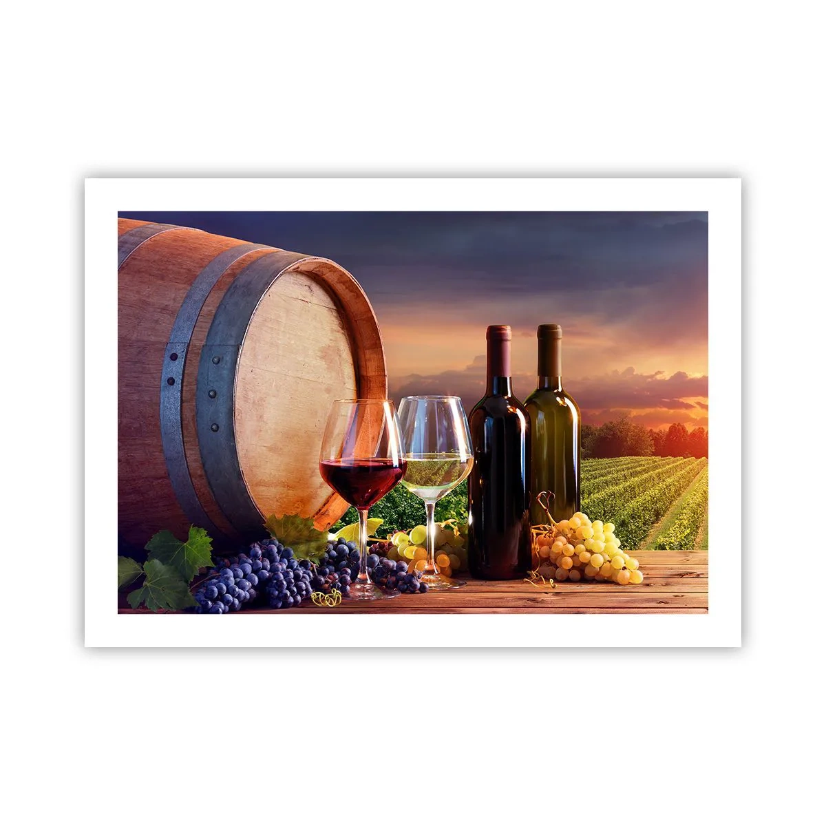 Plagát - Tu má život chuť - 70x50 cm