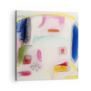 Obraz na plátne - Viac konvexné ako konkávne alebo ploché - 50x50 cm