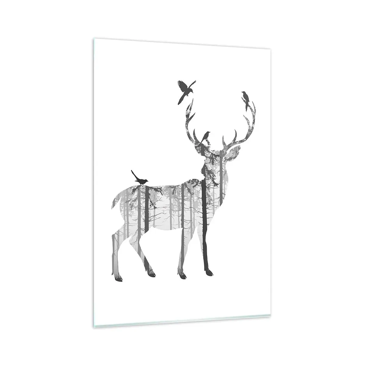 Obraz na skle - Dobrý duch lesa - 80x120 cm