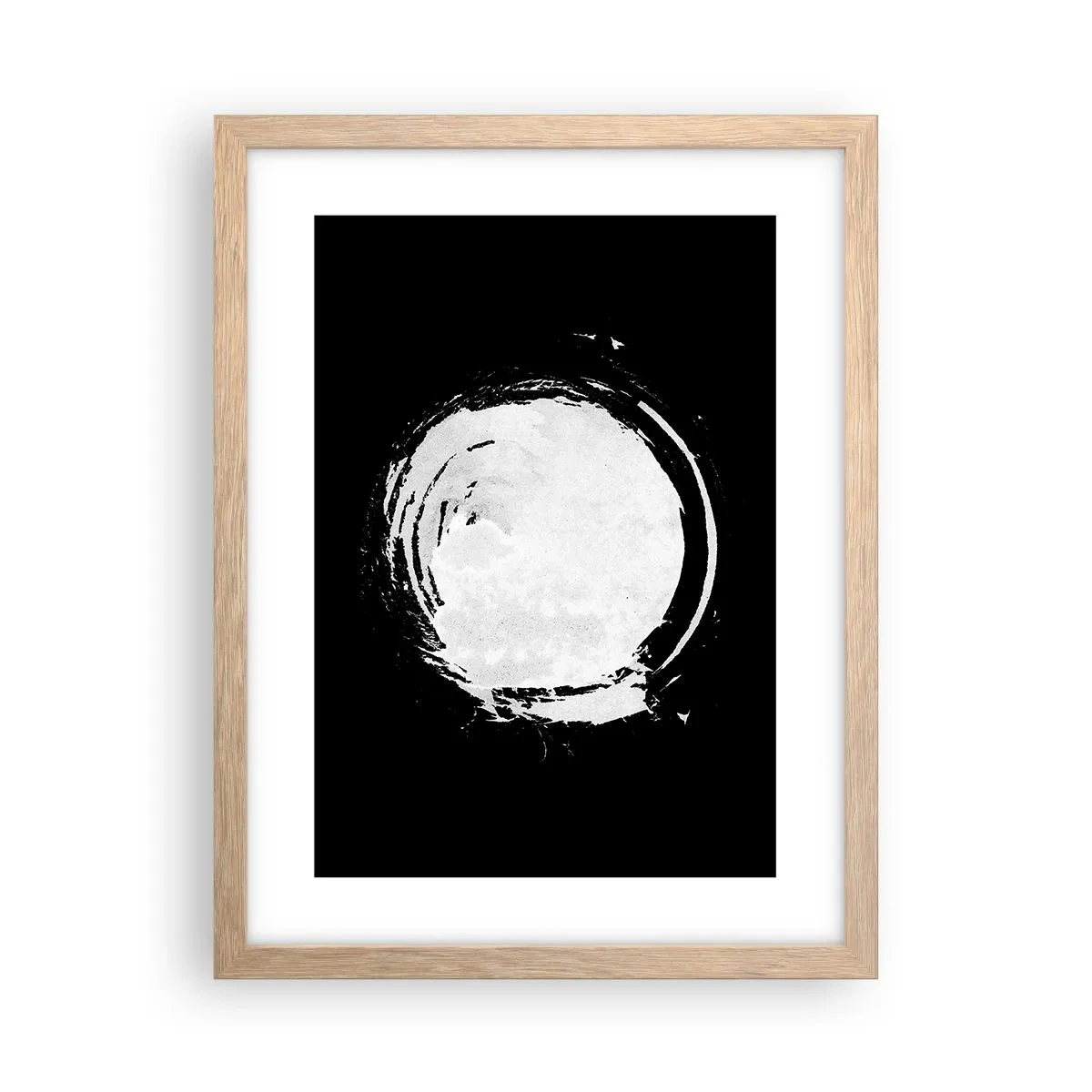 Plagát v ráme zo svetlého duba - Správne riešenie - 30x40 cm