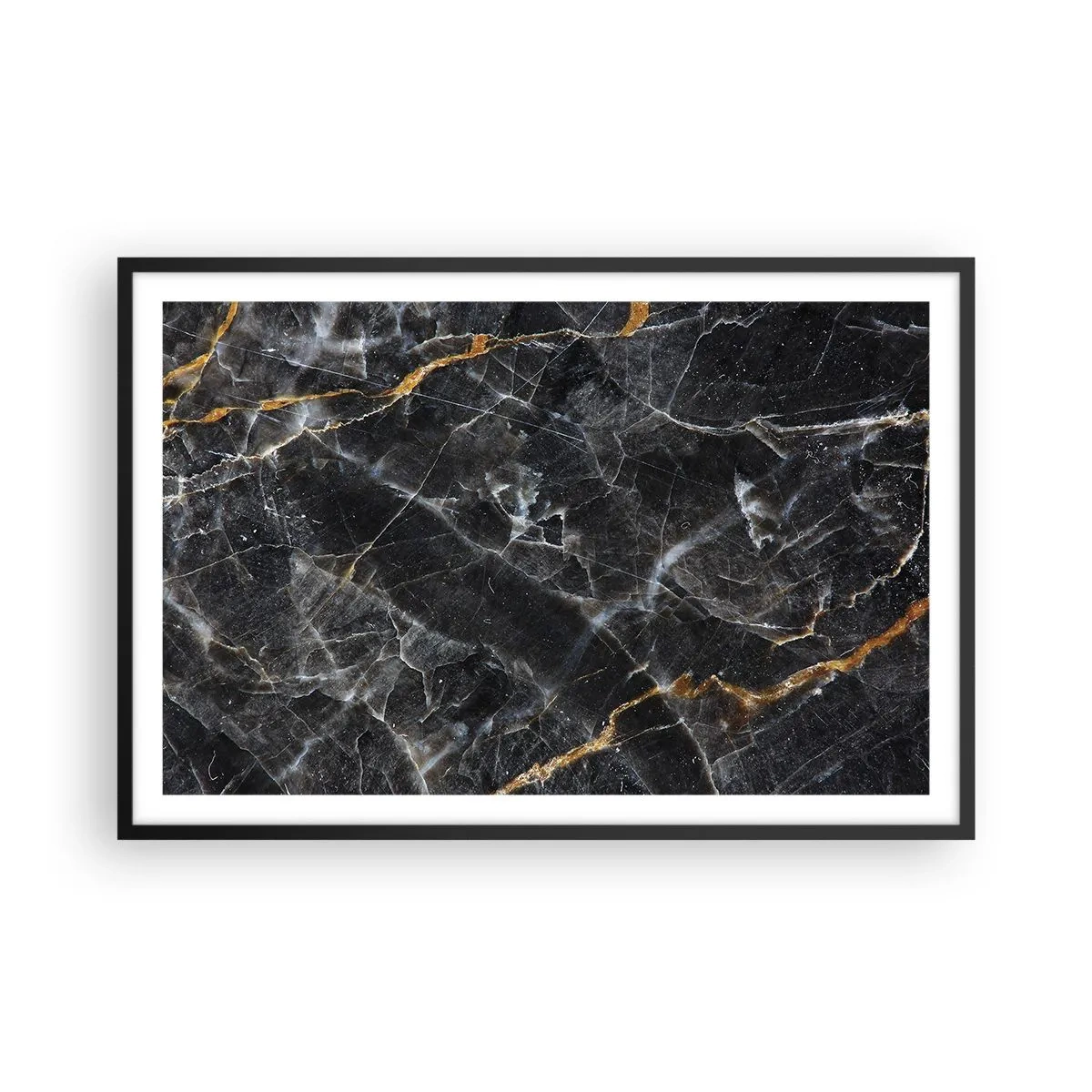 Plagát v čiernom ráme - Vnútorný život kameňa - 91x61 cm