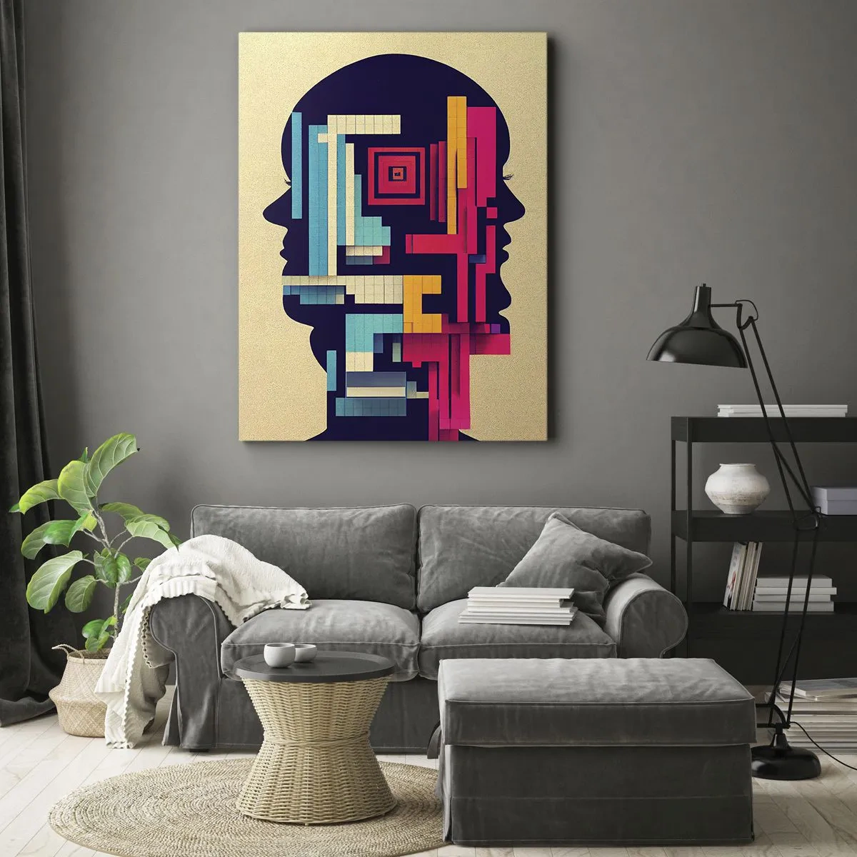 Obraz na plátne - Nové väzby - 55x100 cm