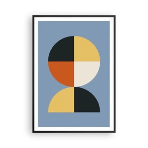 Plagát v čiernom ráme - Pozri a počítaj - 70x100 cm