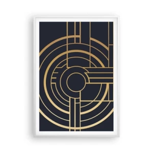 Plagát v bielom ráme - Obraty udalosti - 70x100 cm