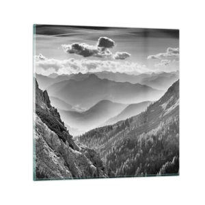 Obraz na skle - Až k horizontu - 50x50 cm