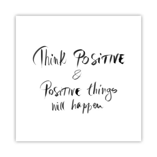 Plagát - Ako žiť? - 40x40 cm