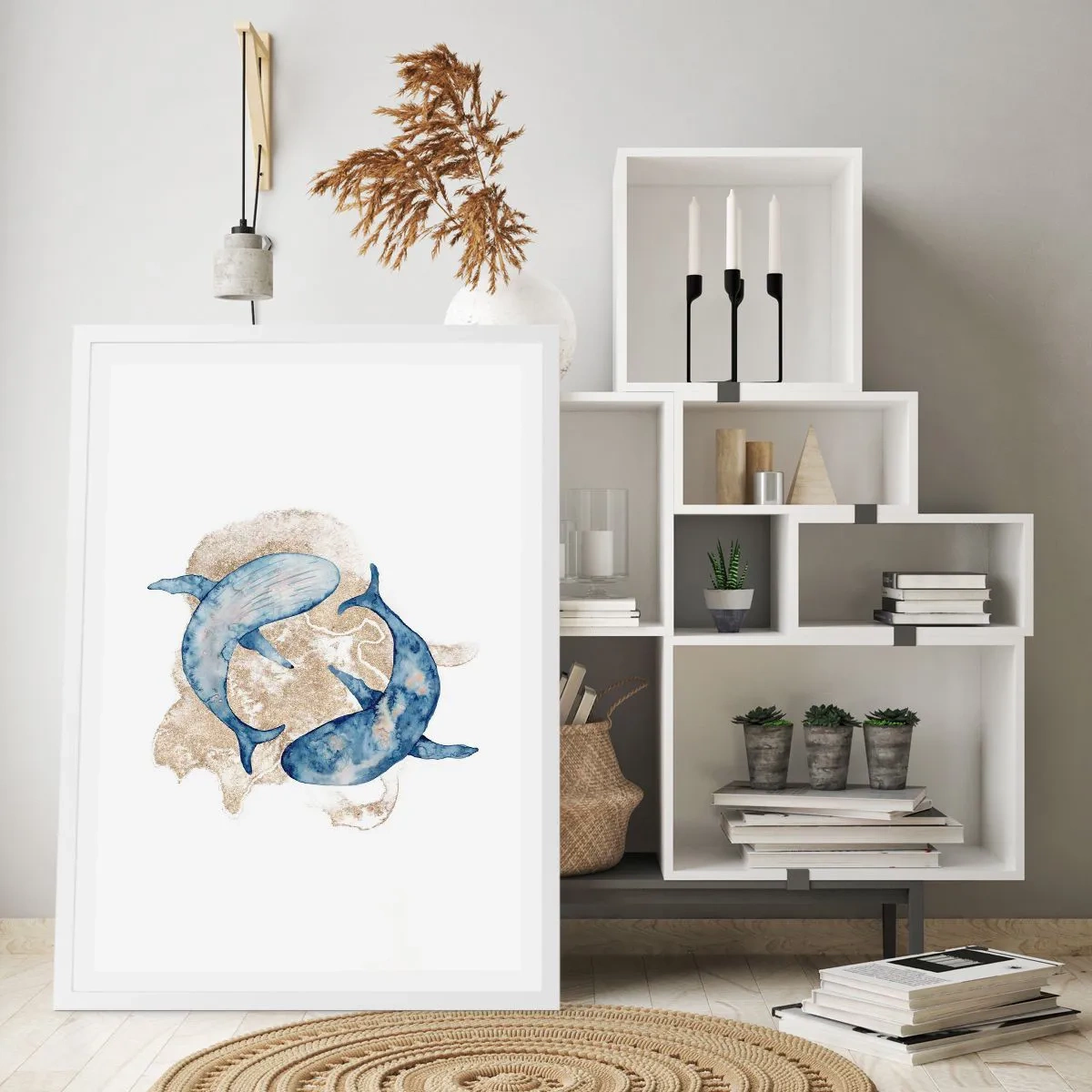 Plagát v bielom ráme - Priateľstvo alebo láska? - 61x91 cm