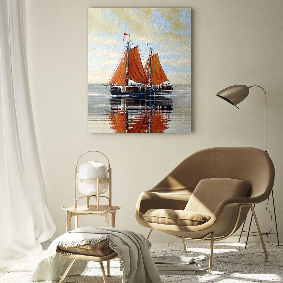 Obraz na skle - Pluj, námorník… - 50x70 cm