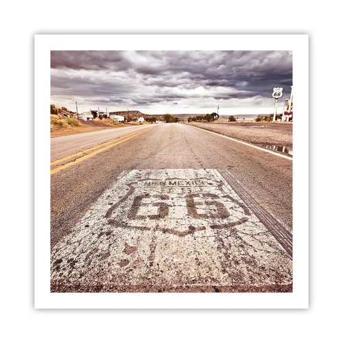 Plagát - Mother Road - americká legenda - 60x60 cm