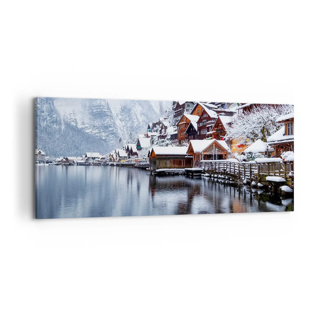 Obraz na plátne - V zimnej dekorácii - 120x50 cm