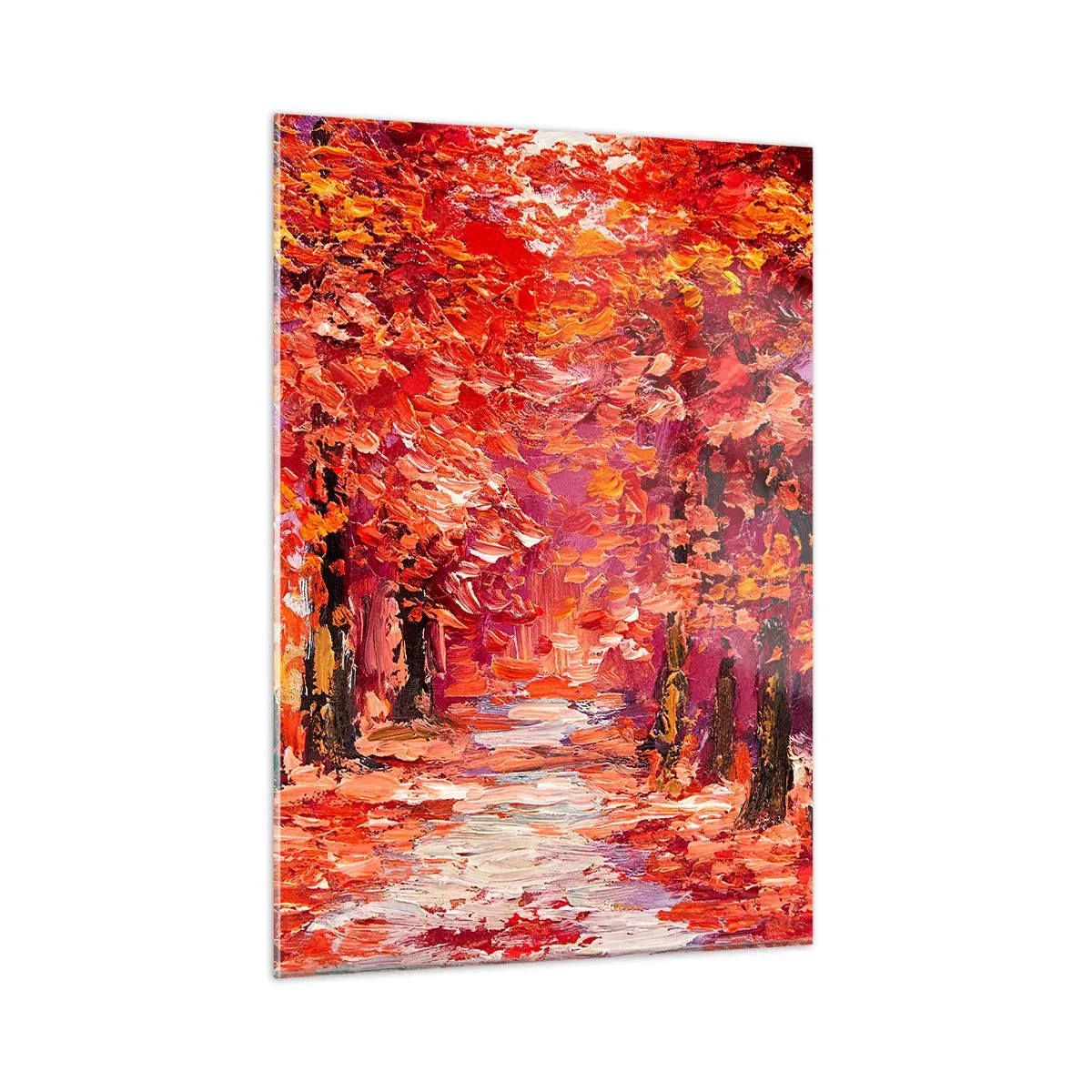 Obraz na skle - Jesenná impresia - 50x70 cm