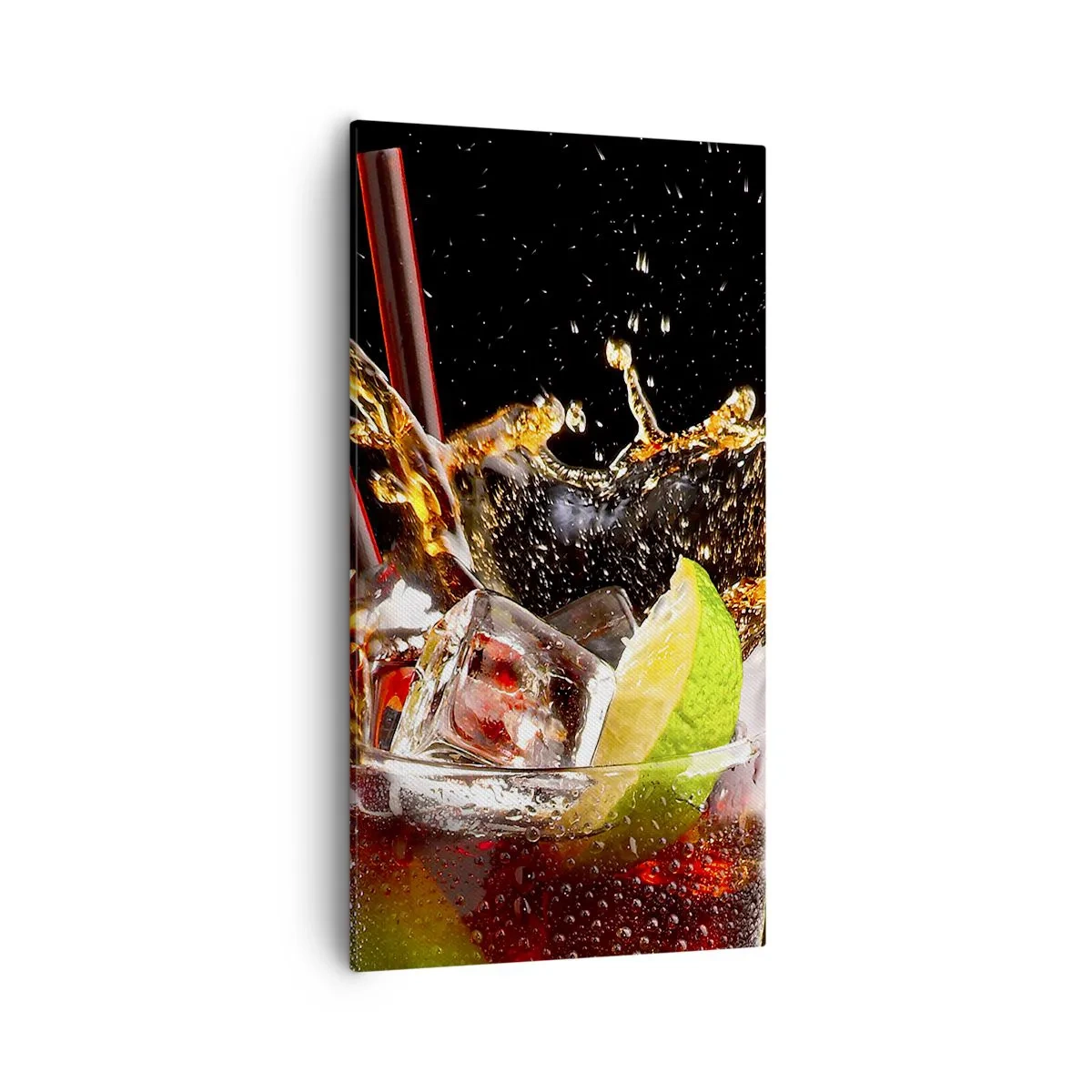 Obraz na plátne - Radosť a energia farieb - 55x100 cm