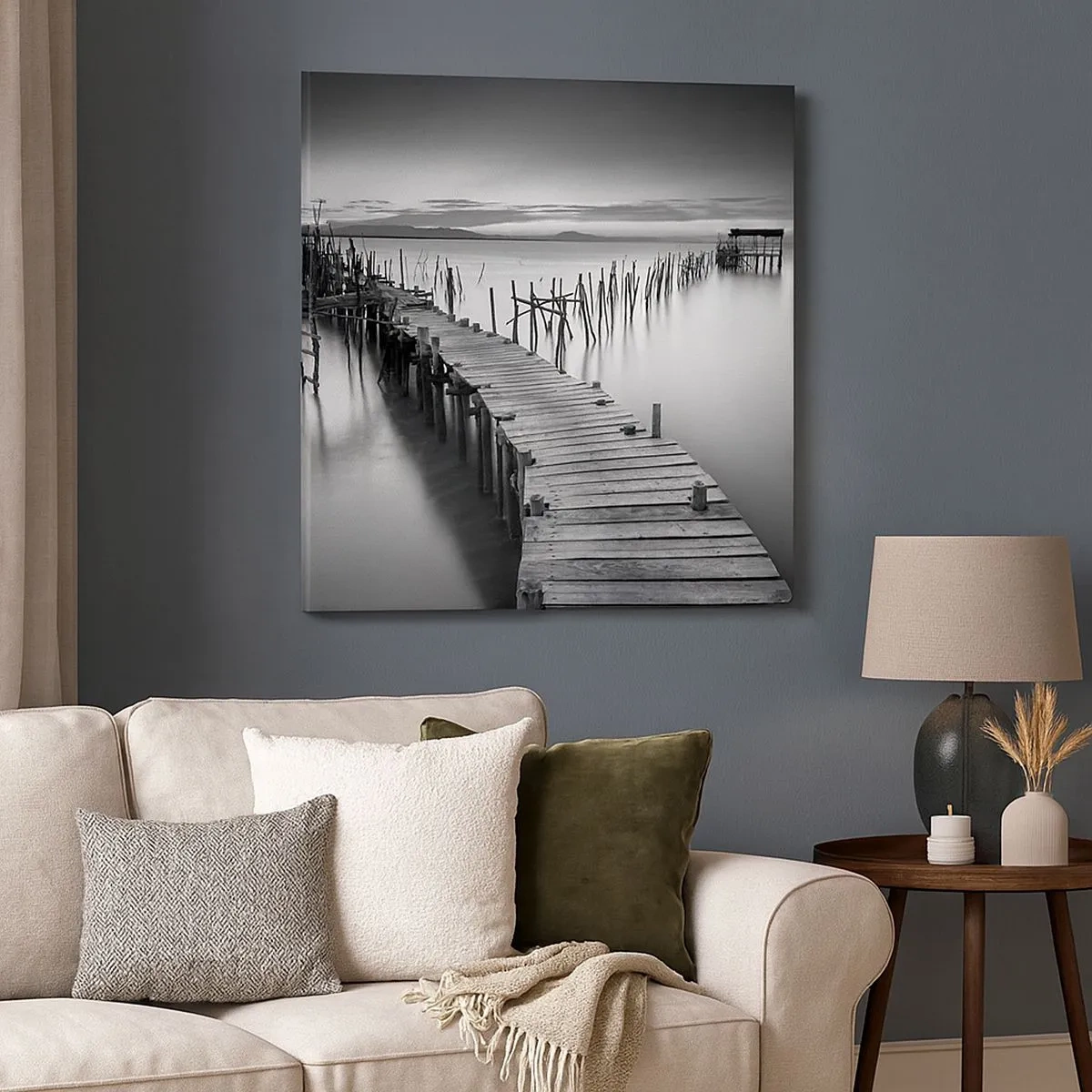 Obraz na plátne - Pokoj zabudnutého brehu - 30x30 cm