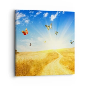 Obraz na plátne - Ako nemilovať leto? - 40x40 cm