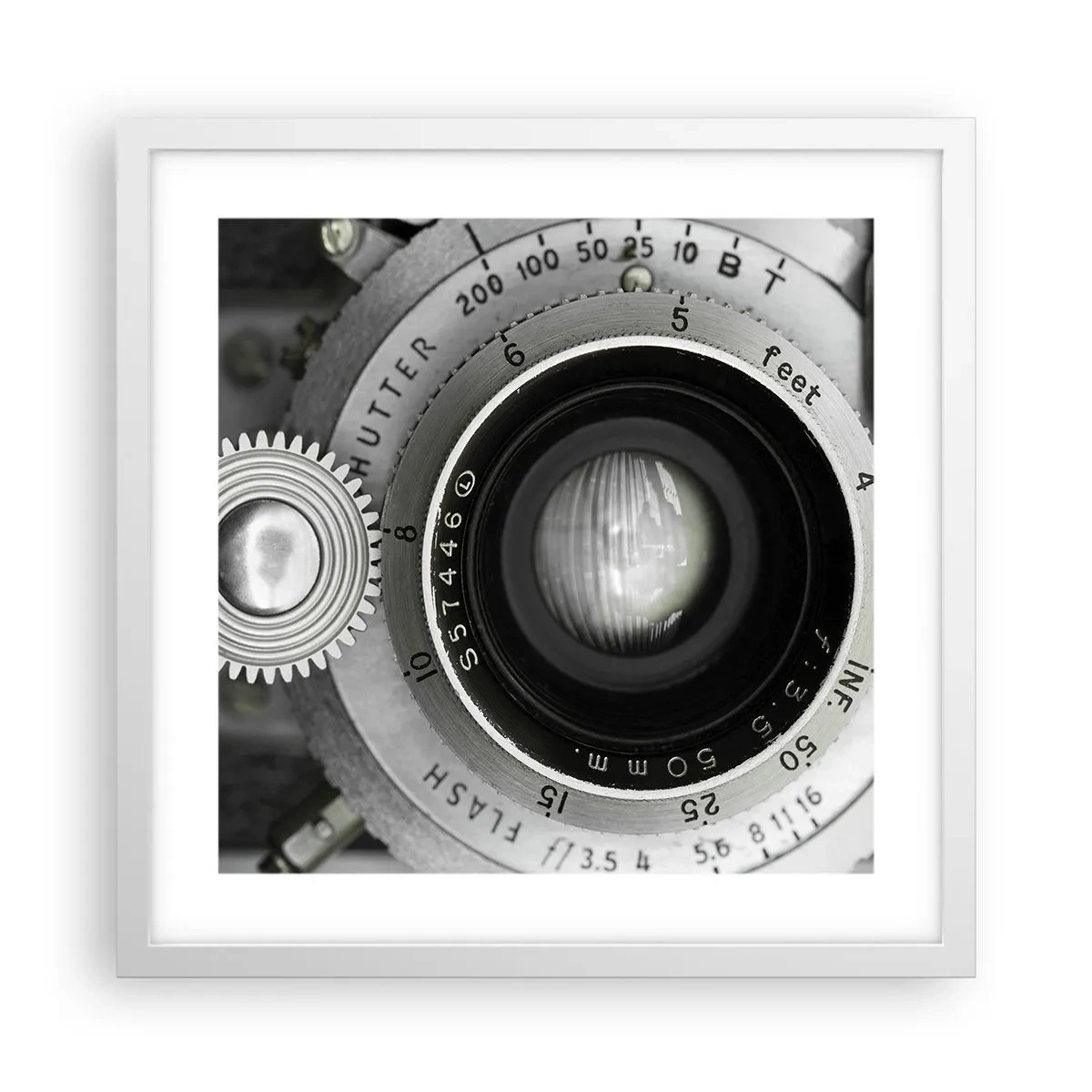 Plagát v bielom ráme - Príbeh o Hollywoode - 40x40 cm