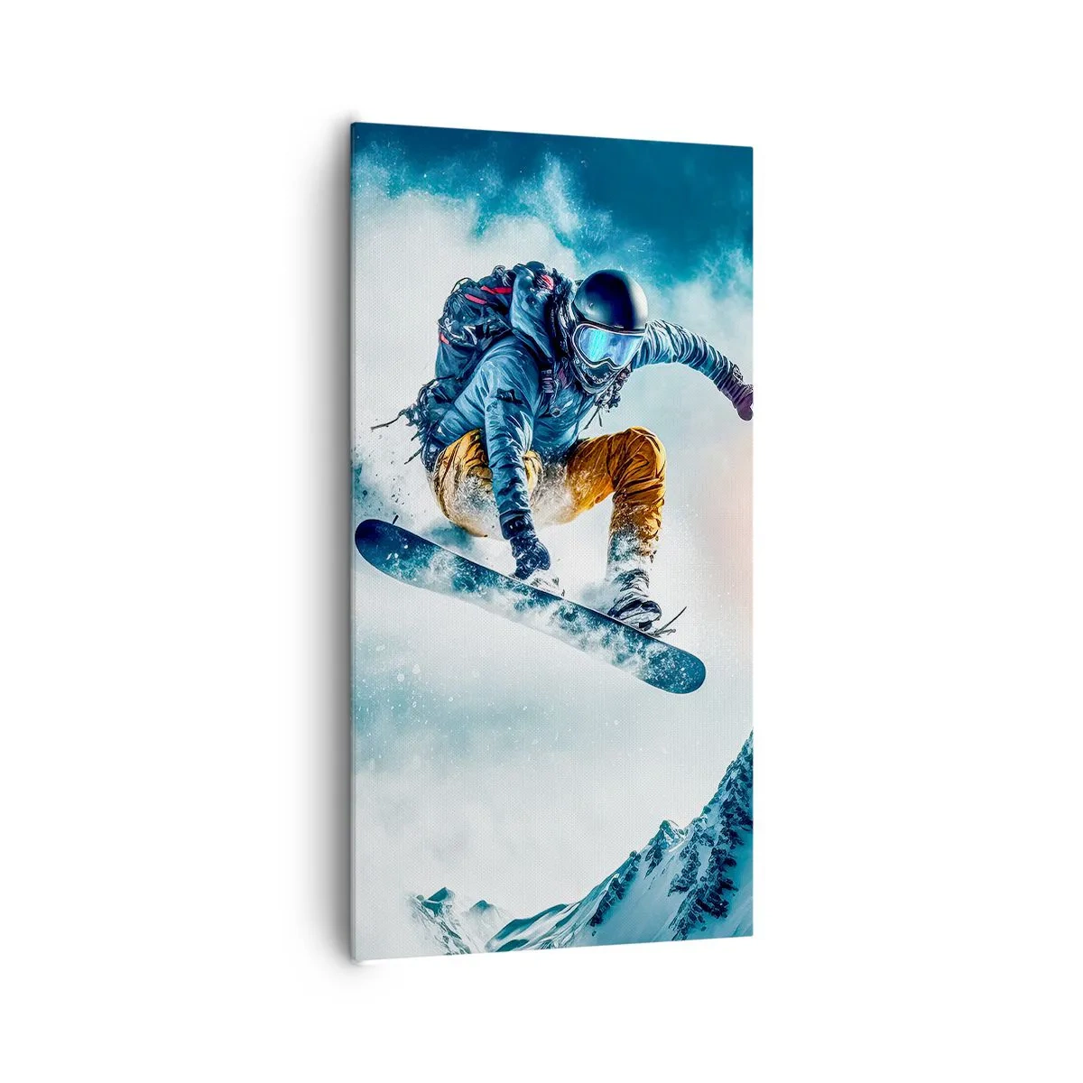 Obraz na plátne - Extrémne emócie - 65x120 cm