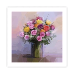 Plagát - Zachytená krása - 50x50 cm