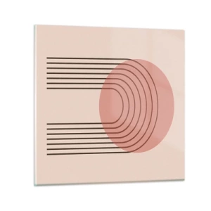 Obraz na skle - Neodolateľná príťažlivosť - 50x50 cm