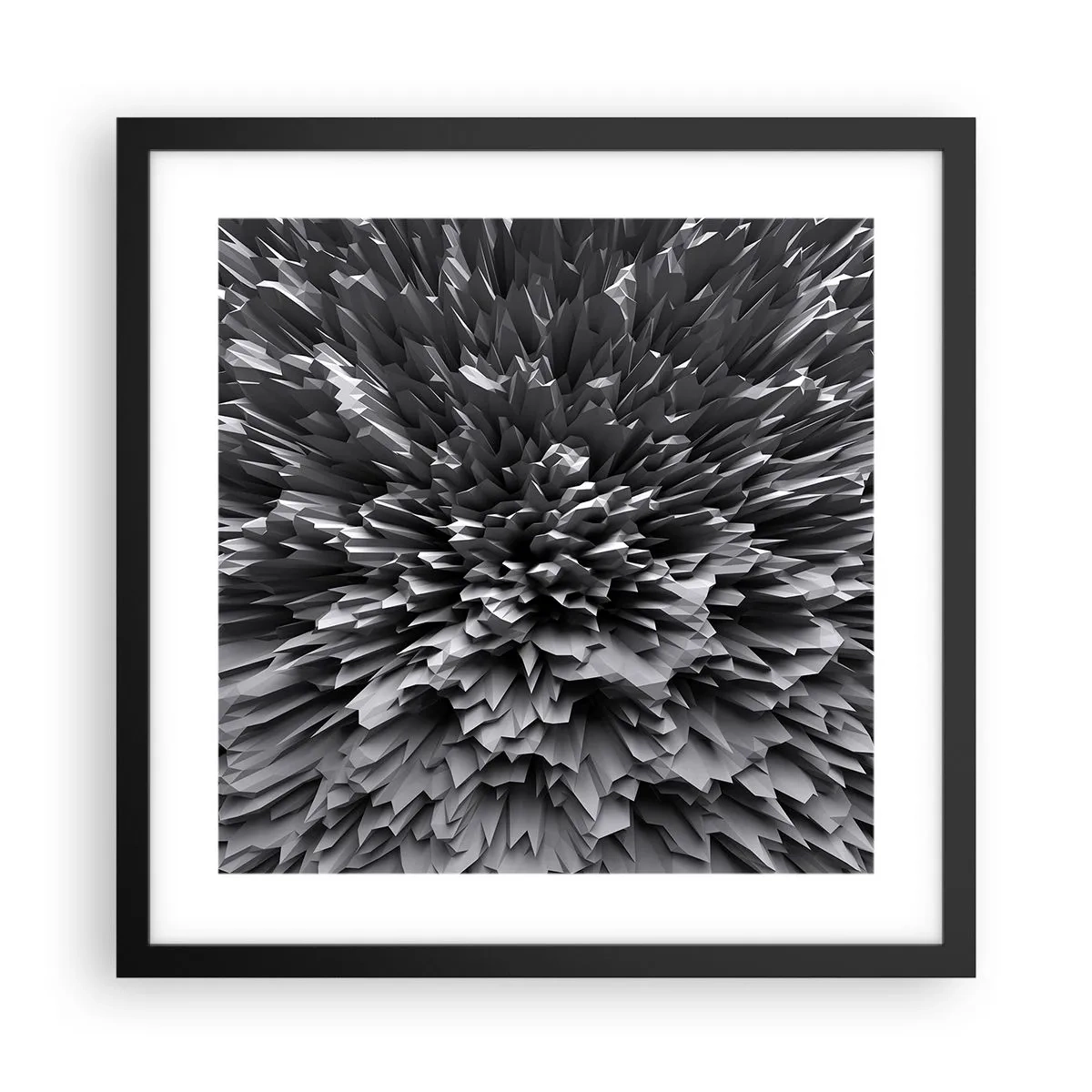 Plagát v čiernom ráme - Ostrejšie to už nebude - 40x40 cm