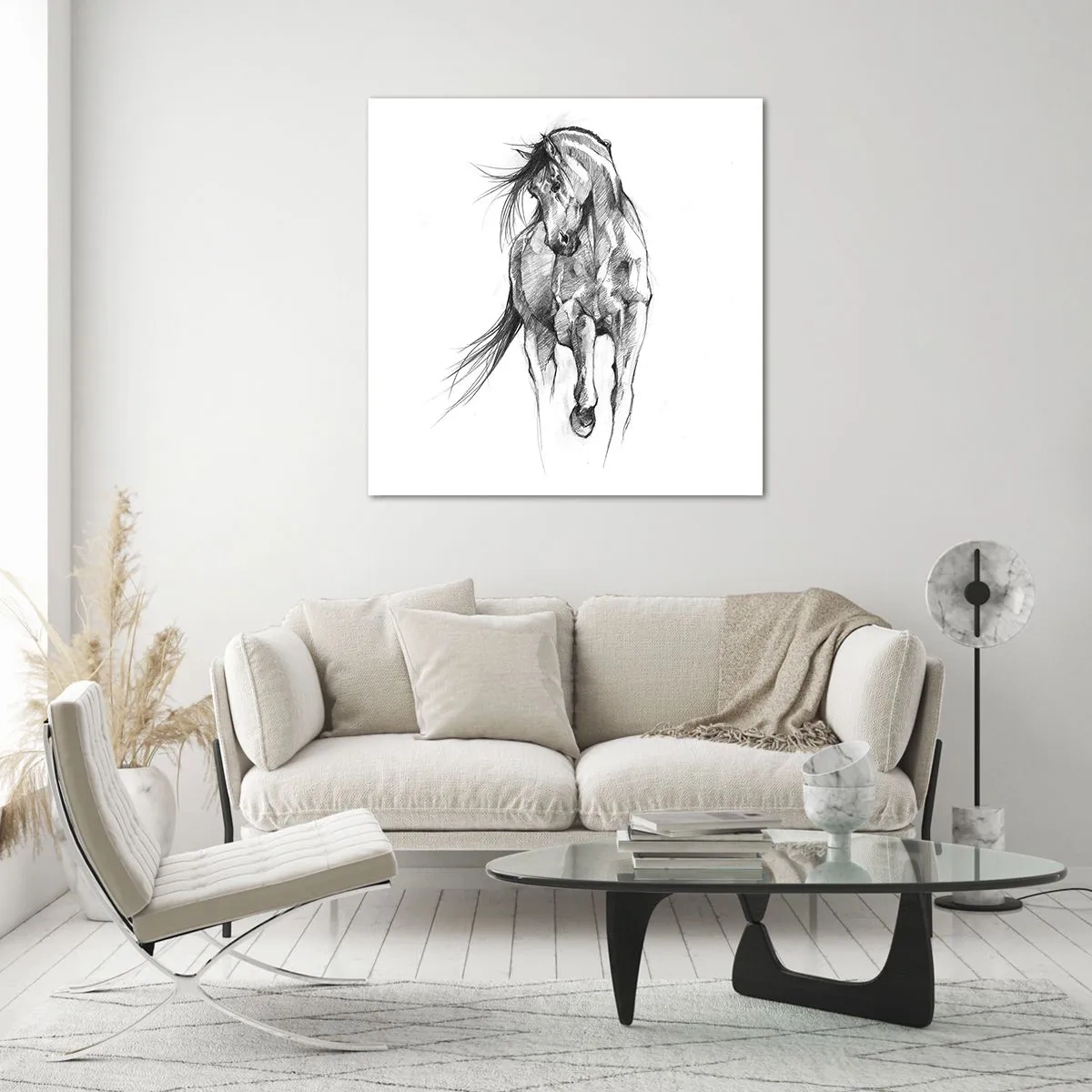 Obraz na skle - V ladnom kluse - 60x60 cm