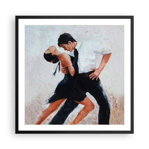 Plagát v čiernom ráme - Tango mojich túžob a snov - 60x60 cm