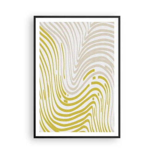 Plagát v čiernom ráme - Kompozícia s miernym ohybom - 70x100 cm
