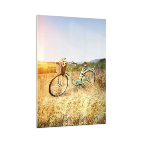 Obraz na skle - Chvíľu tu zostanem - 80x120 cm