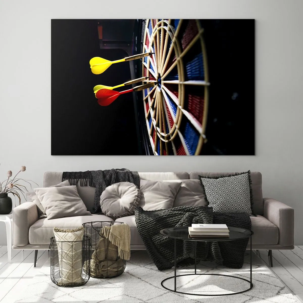 Obraz na skle - Presný zásah - 100x70 cm