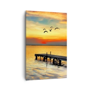 Obraz na plátne - Večerné návraty - 80x120 cm