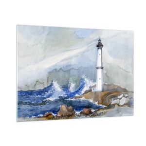 Obraz na skle - Proti tme a hromobitiu - 100x70 cm