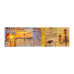 Vzorka fototapety Premium Sand - Kde sú všetci? - Mesto, Benátky, Architektúra - 100x30 cm