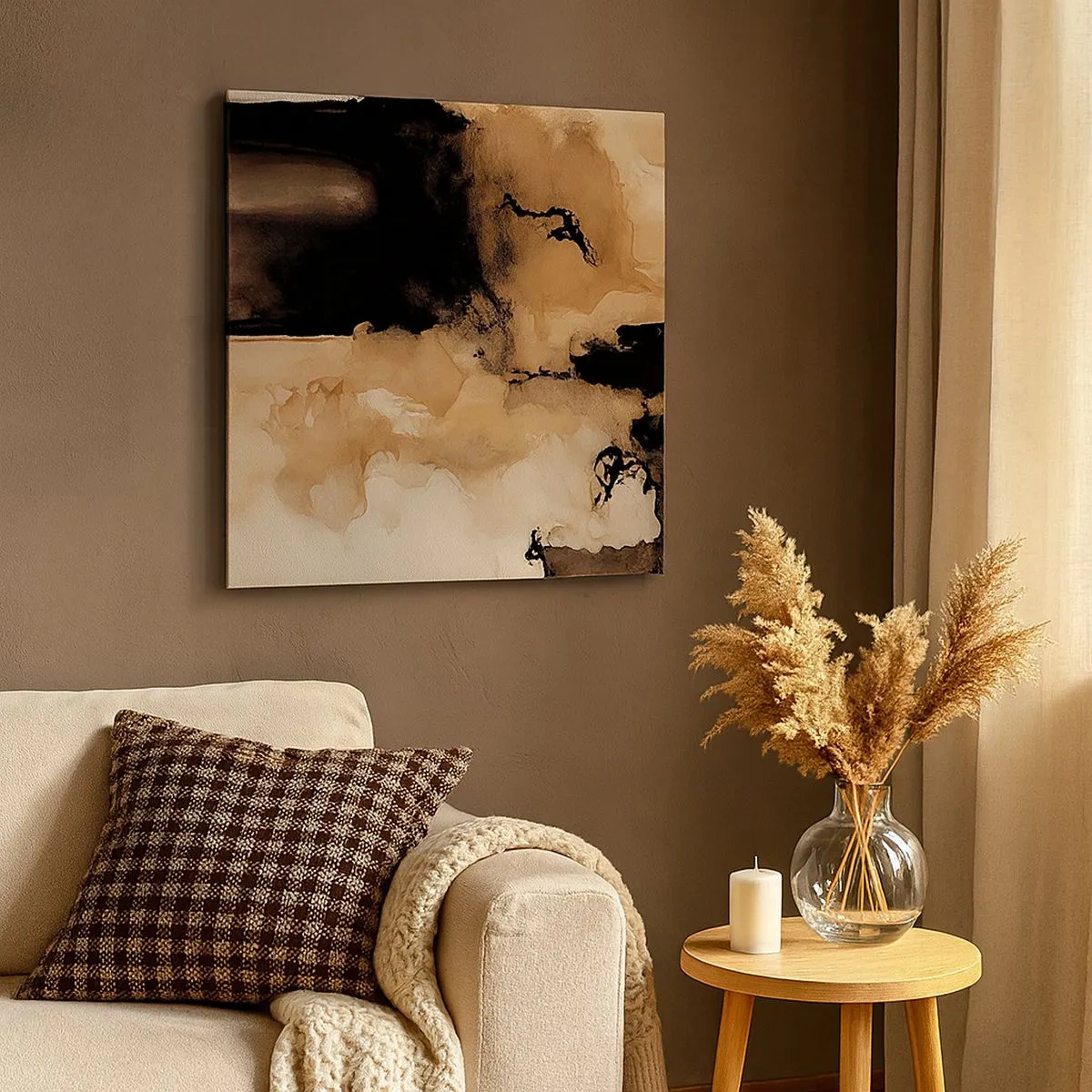 Obraz na plátne - Pútavá abstrakcia - 30x30 cm