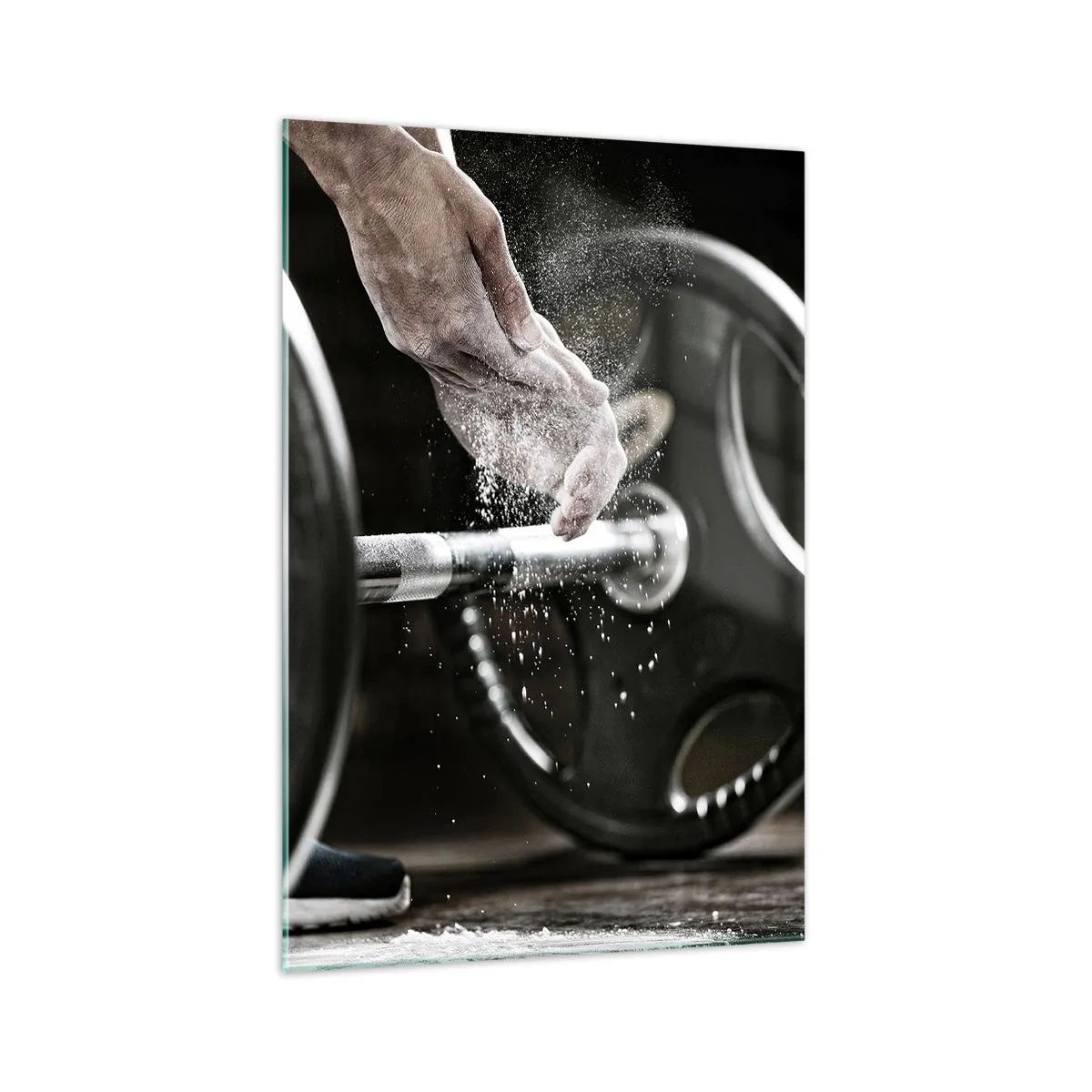 Obraz na skle - Výzva prijatá! - 70x100 cm