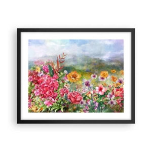 Plagát v čiernom ráme - Záhrada, ktorá sa zbláznila - 50x40 cm