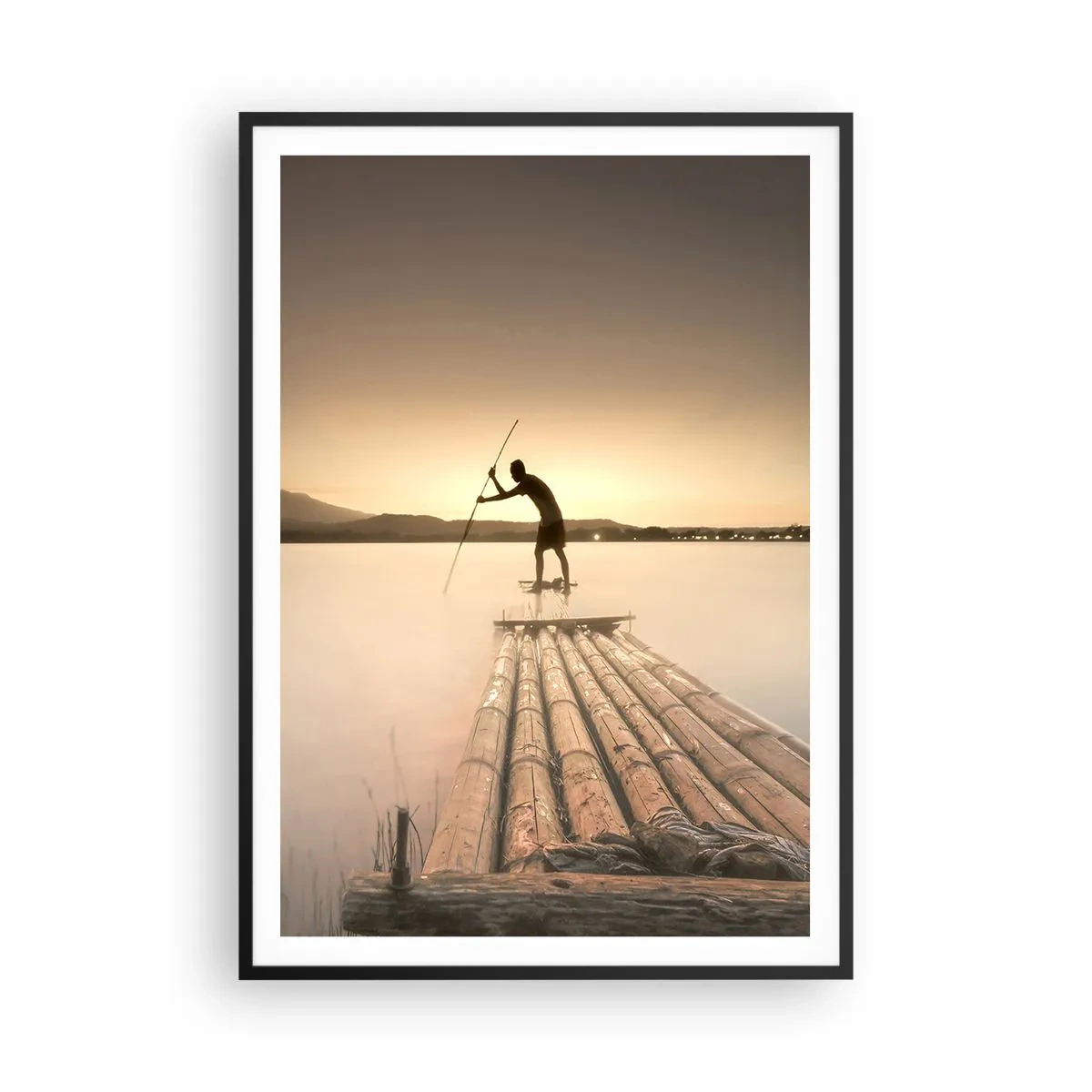 Plagát v čiernom ráme - Pred odpočinkom - 70x100 cm