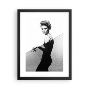 Plagát v čiernom ráme - Magnetický pohľad - 30x40 cm