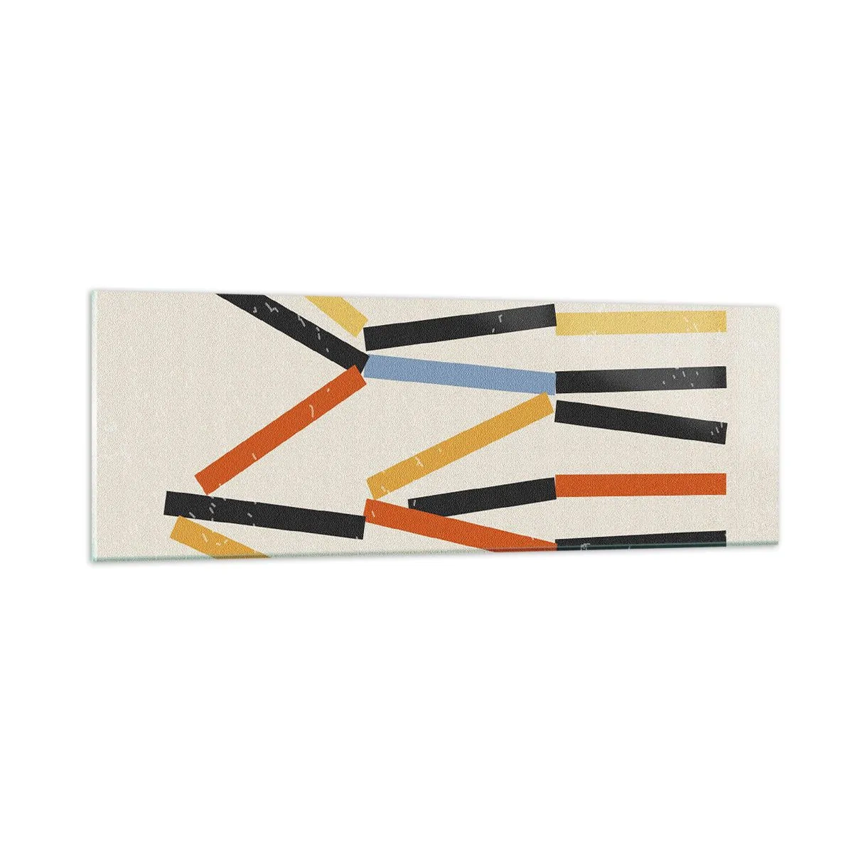 Obraz na skle - Kompozícia na úrovni - 90x30 cm