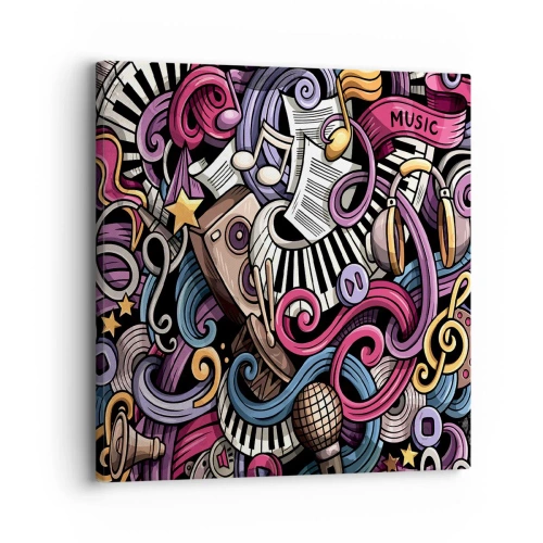 Obraz na plátne - Komplikovaná melódia - 30x30 cm