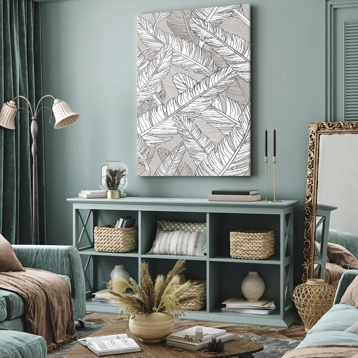 Obraz na plátne - Vírenie peria - 50x70 cm