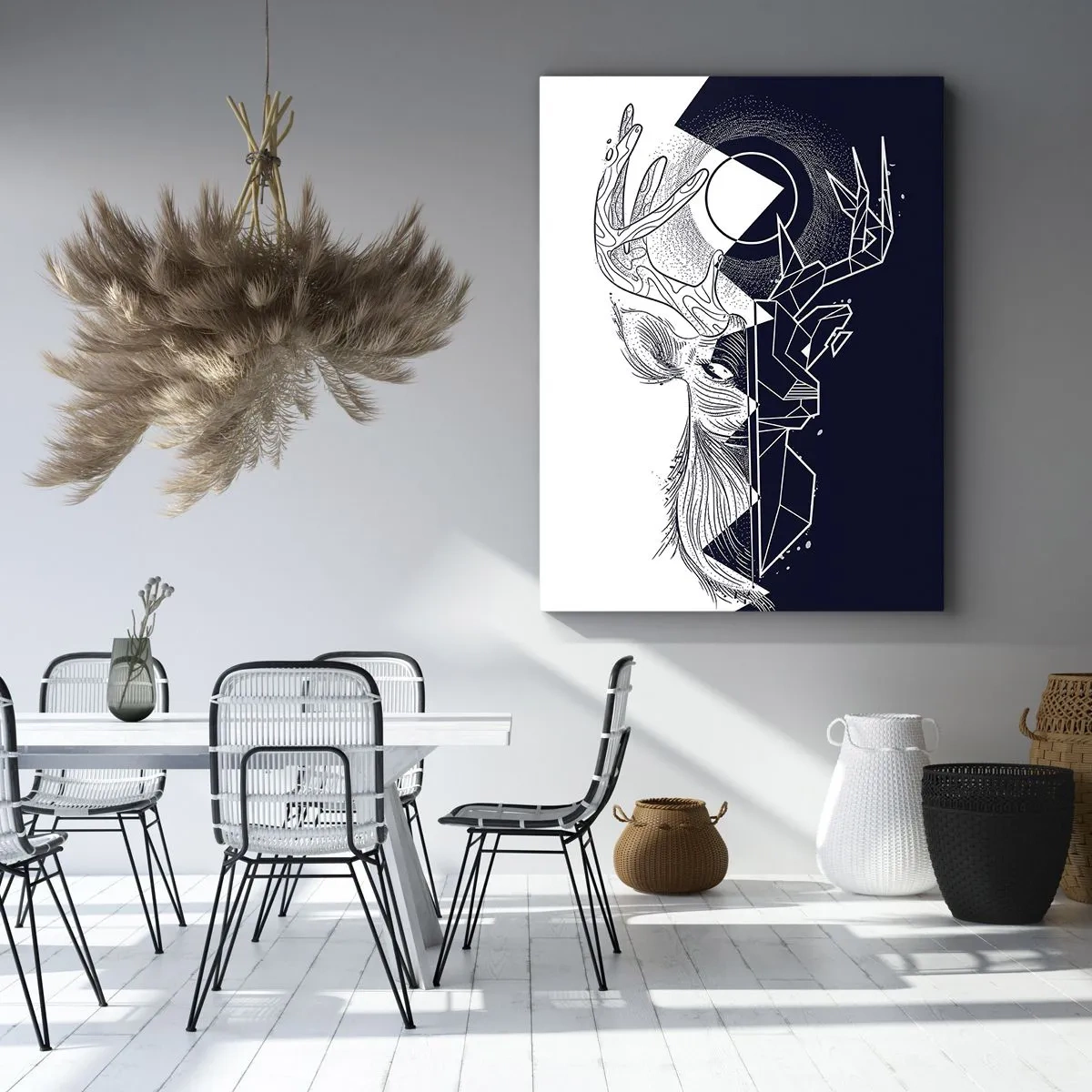 Obraz na plátne - Boj a jednota opakov - 70x100 cm